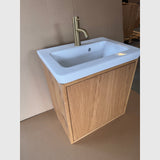 REFINED by KNAST mini snedkermøbel med låge og inkl. Larghetto håndvask - 52x38x50cm