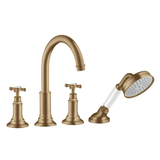 AXOR Axor Montreux 4-huls kararmatur til indbygning - børstet bronze