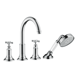 AXOR Axor Montreux 4-huls kararmatur til indbygning - børstet guld-optik