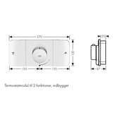 AXOR Axor One indbygningsbrus med termostatmodul samt hoved- og håndbrus - poleret krom