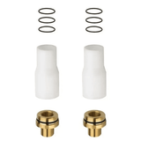 AXOR Axor Uno håndvaskarmatur med bøjlegreb til indbygning komplet sæt - 165mm - børstet nikkel