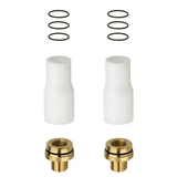 AXOR Axor Uno håndvaskarmatur med bøjlegreb til indbygning komplet sæt - 225mm - børstet nikkel