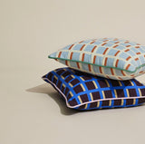 Bad&Design Hübsch - Agenda Cushion pude - Flerfarvet/Sand/Grå