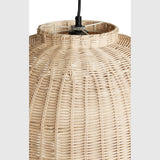 Bad&Design Hübsch - Chand Ceiling Oval lampe - Natur/Sort