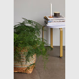 Bad&Design Hübsch - District Storage krukke - Brun/Gul