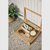 Bad&Design Hübsch - District Storage krukke - Brun/Gul