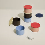 Bad&Design Hübsch - District Storage krukke - Brun/Gul