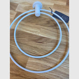 Bad&Design Hübsch Loop håndklædeholder - lysegrå (2. sortering)