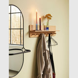 Bad&Design Hübsch - Soft Candlestick - Bourgogne farvet