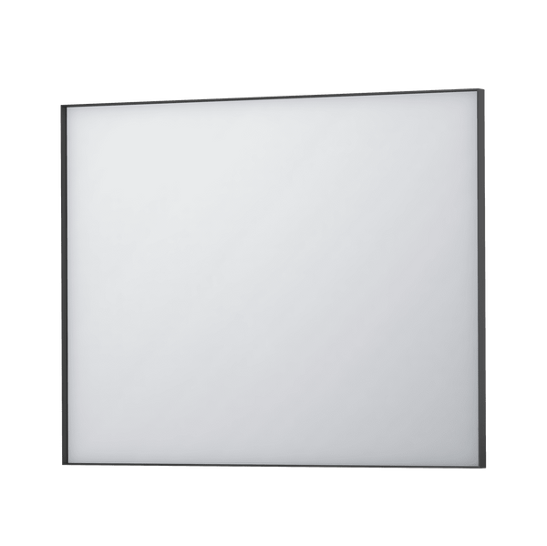 Bad&Design Spejle SP18 rektangulært spejl i ramme - 100x4x80 - mat sort