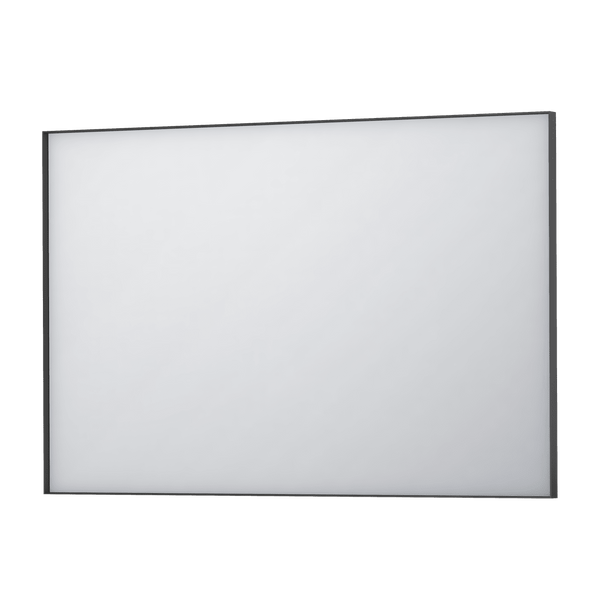 Bad&Design Spejle SP18 rektangulært spejl i ramme - 120x4x80 - mat sort