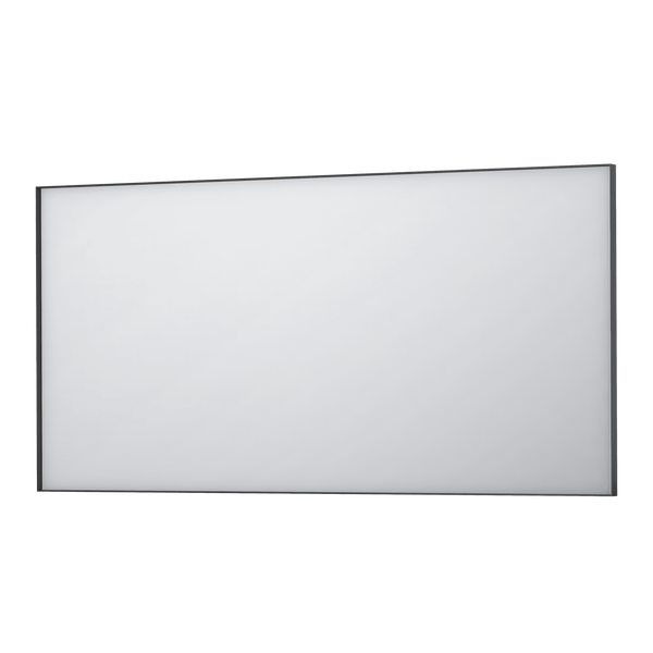 Bad&Design Spejle SP18 rektangulært spejl i ramme - 160x4x80 - mat sort