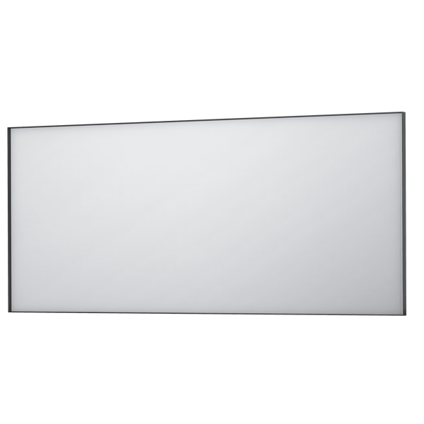 Bad&Design Spejle SP18 rektangulært spejl i ramme - 180x4x80 - mat sort
