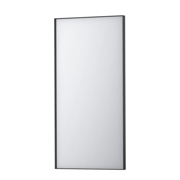 Bad&Design Spejle SP18 rektangulært spejl i ramme - 50x4x100 - mat sort