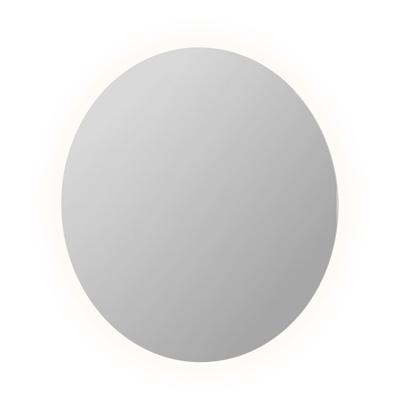 Bad&Design Spejle SP25 rundt spejl på aluramme med indirekte LED-belysning - Ø100x3