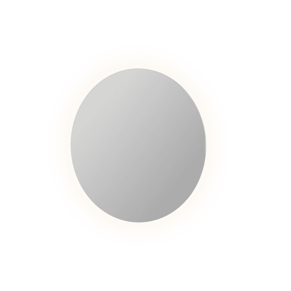 Bad&Design Spejle SP25 rundt spejl på aluramme med indirekte LED-belysning - Ø40x3