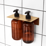 Bastant Design Tilbehør Bastant Design sæbeholder til 2 flasker - messing natur