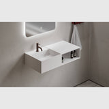 Copenhagen Bath Håndvaske Copenhagen Bath Modul 80 SH venstre med hylde - mat hvid