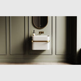 Copenhagen Bath Håndvaske Copenhagen Bath Yuno Rail 41 - håndklædeholder i børstet guld - mat hvid