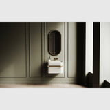 Copenhagen Bath Håndvaske Copenhagen Bath Yuno Rail 41 - håndklædeholder i børstet guld - mat hvid