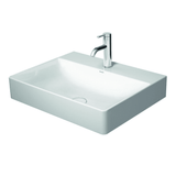 Duravit Håndvaske Duravit DuraSquare håndvask med hanehul/uden overløb - 60x47cm - hvid