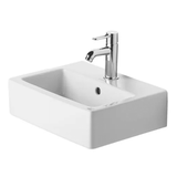 Duravit Håndvaske Duravit Vero håndvask 45x35cm med hanehul og overløb - WonderGliss - hvid porcelæn