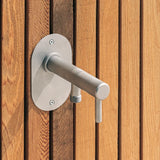 Frostline Frostline DUO wall posteventil F760/F740 - glasblæst rustfrit stål
