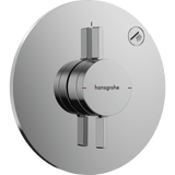 hansgrohe Bruser til indbygning Hansgrohe DuoTurn S Armatur til indbygning 1 udtag – krom