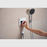 Hansgrohe Bruser til indbygning Hansgrohe Ecostat Comfort E Termostatarmatur til indbygning med afspærring til 2 udtag – krom