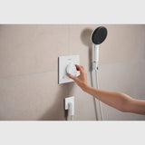 Hansgrohe Bruser til indbygning Hansgrohe Ecostat Comfort E Termostatarmatur til indbygning med afspærring til 2 udtag – mat hvid