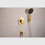 Hansgrohe Bruser til indbygning Hansgrohe Ecostat Comfort S Termostatarmatur til indbygning med afspærring til 1 udtag – poleret guld-optik PVD