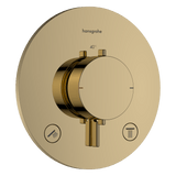 Hansgrohe Bruser til indbygning Hansgrohe Ecostat Comfort S Termostatarmatur til indbygning med afspærring til 2 udtag – poleret guld-optik PVD