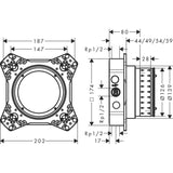 hansgrohe Indbygningsdel Hansgrohe iBox universal 2 Indbygningsdel