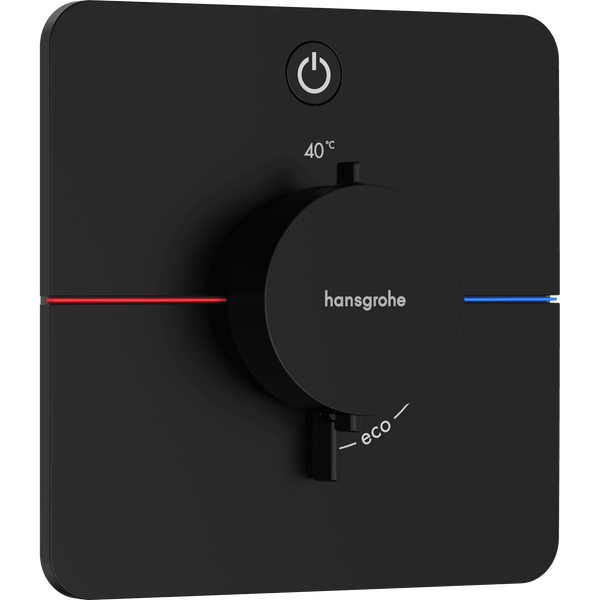 hansgrohe Hansgrohe ShowerSelect Comfort Q Termostatarmatur til indbygning med afspærring til 1 udtag – mat sort