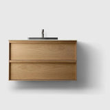 HAVEN Badeværelsesmøbler HAVEN H2/100 - Oak Wood med stenbordplade