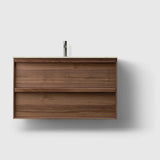 HAVEN Badeværelsesmøbler HAVEN H2/100 - Walnut Wood med stenbordplade