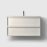 HAVEN Badeværelsesmøbler HAVEN H2/100 - White Wood med stenbordplade