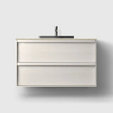 HAVEN Badeværelsesmøbler HAVEN H2/100 - White Wood med stenbordplade