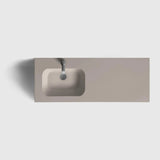 HAVEN Badeværelsesmøbler HAVEN H2/120 - Oak Wood med vask til højre/venstre i porcelæn