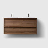 HAVEN Badeværelsesmøbler HAVEN H2/120 - Walnut Wood med stenbordplade