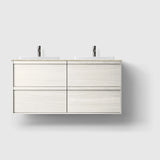 HAVEN Badeværelsesmøbler HAVEN H2/120 - White Wood med stenbordplade