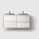 HAVEN Badeværelsesmøbler HAVEN H2/120 - White Wood med stenbordplade