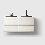 HAVEN Badeværelsesmøbler HAVEN H2/120 - White Wood med stenbordplade