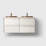 HAVEN Badeværelsesmøbler HAVEN H2/120 - White Wood med stenbordplade