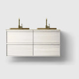 HAVEN Badeværelsesmøbler HAVEN H2/120 - White Wood med stenbordplade