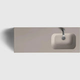 HAVEN Badeværelsesmøbler HAVEN H2/120 - White Wood med vask til højre/venstre i porcelæn