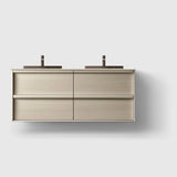 HAVEN Badeværelsesmøbler HAVEN H2/140 - Light Ash Wood med stenbordplade