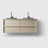 HAVEN Badeværelsesmøbler HAVEN H2/140 - Light Ash Wood med stenbordplade