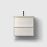 HAVEN Badeværelsesmøbler HAVEN H2/60 - White Wood med stenbordplade