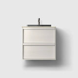 HAVEN Badeværelsesmøbler HAVEN H2/60 - White Wood med stenbordplade